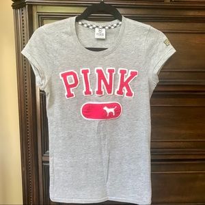 PINK Velvet Graphic Tee | XS